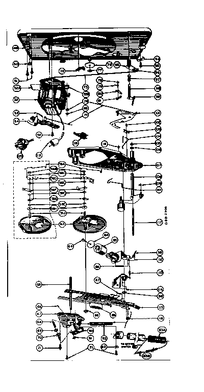 LXI 52856220 bottom of record changer diagram