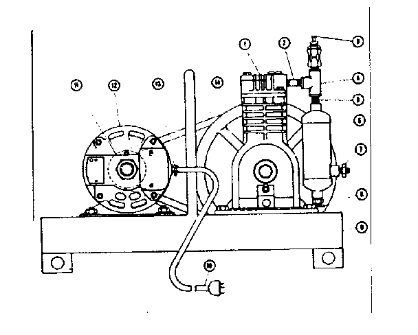 Craftsman 10217018 direct pumping type (model no. 10217401 and 102.17411) diagram