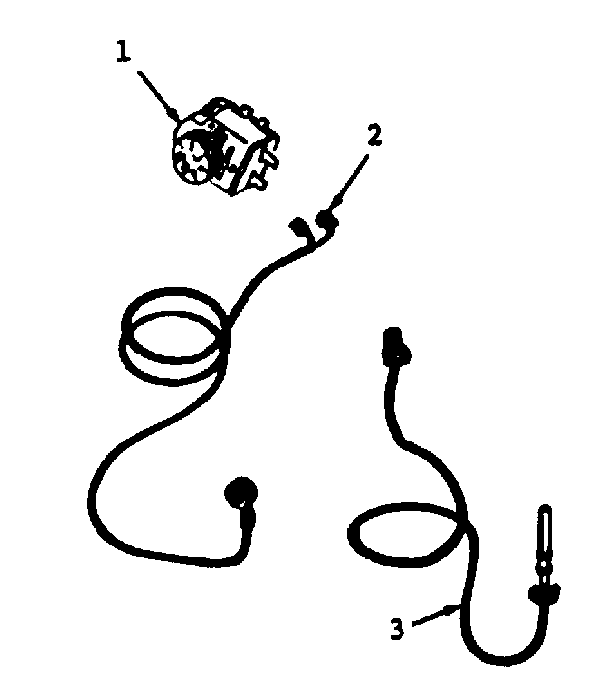Kenmore 867721351 cabinet mounted thermostat diagram