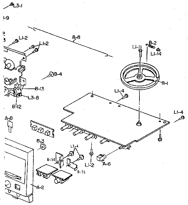 LXI 30491815550 drum dial assembly diagram