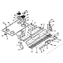 Kenmore 6284518011 control panel and cooktop assemblies diagram