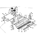 Kenmore 6284518010 control panel and cooktop diagram