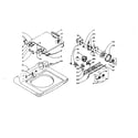 Kenmore 1105815651 machine top assembly diagram