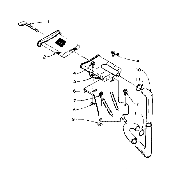 Kenmore 1105814602 filter assembly diagram
