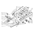 Kenmore 1105814800 machine top assembly diagram