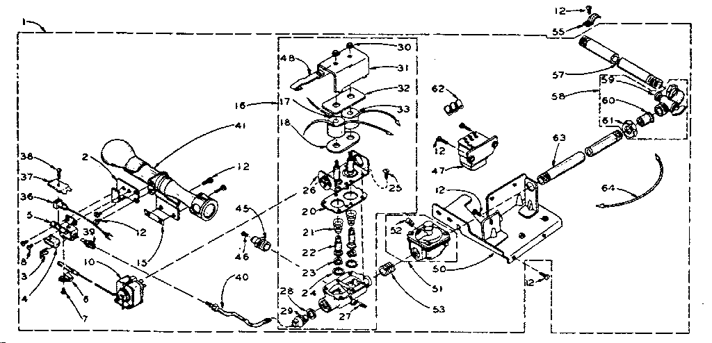Kenmore 1105817801 white rodgers burner assembly diagram