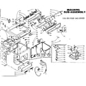 Kenmore 1105817830 machine sub-assembly diagram