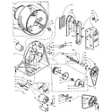 Kenmore 1105817830 base and bulkhead assembly diagram