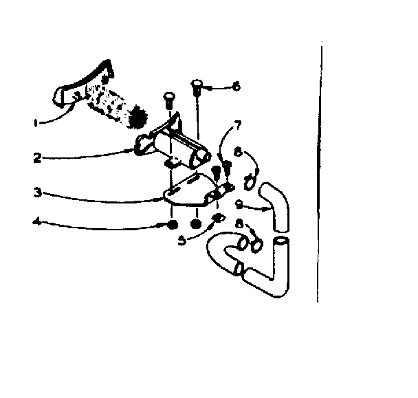 Kenmore 1105904110 filter assembly diagram