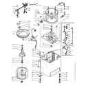 Kenmore 1105904651 machine sub-assembly diagram