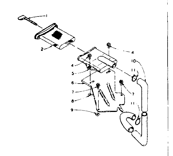 Kenmore 1105904610 filter assembly diagram