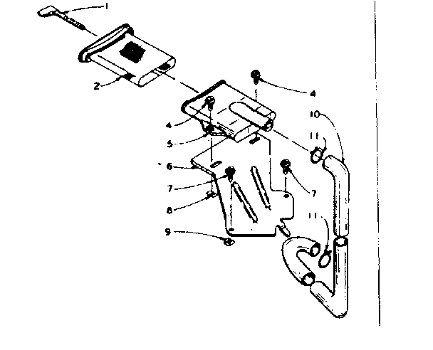 Kenmore 1105905750 filter assembly diagram