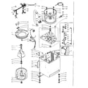 Kenmore 1105904751 machine sub-assembly diagram