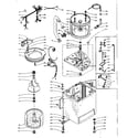 Kenmore 1105904710 machine sub-assembly diagram