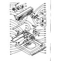 Kenmore 1105904710 top and console assembly diagram