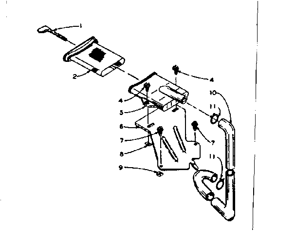 Kenmore 1105904712 filter assembly diagram