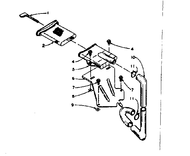 Kenmore 1105905713 filter assembly diagram