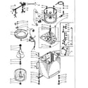 Kenmore 1105905713 machine sub-assembly diagram