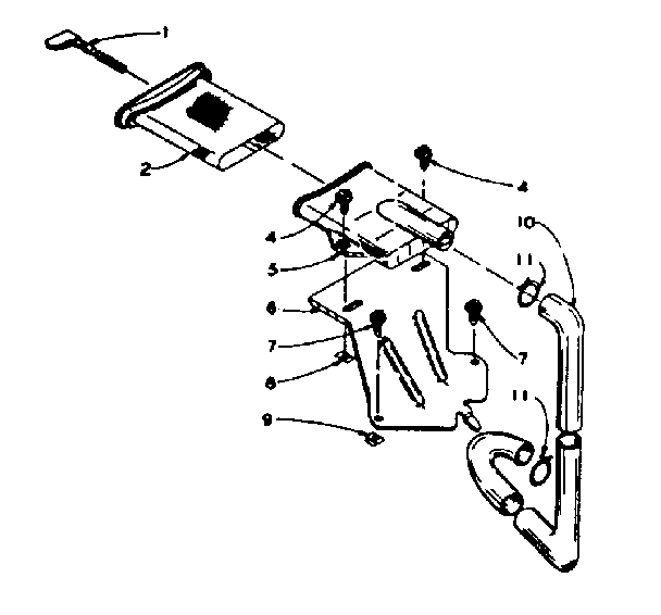Kenmore 1105904852 filter assembly diagram