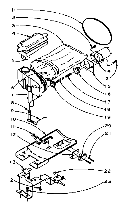 Kenmore 1105905950 dispenser assembly diagram
