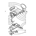 Kenmore 1105904951 dispenser assembly diagram