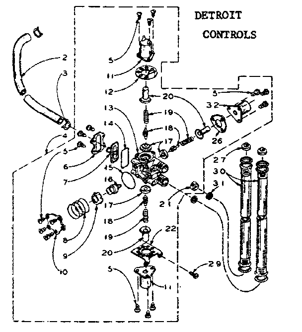 Kenmore 1105905952 detroit controls mixing valve assembly diagram