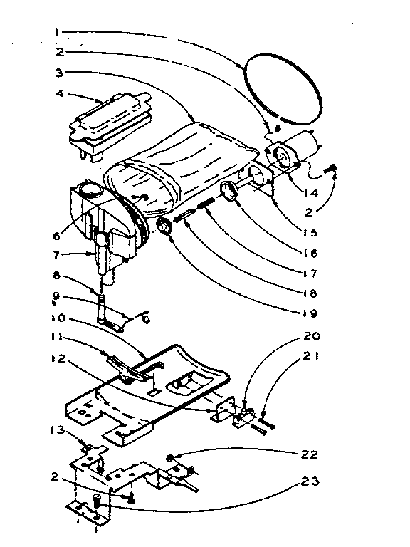Kenmore 1105905952 dispenser assembly diagram