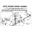 Kenmore 1105907501 white rodgers burner assembly diagram
