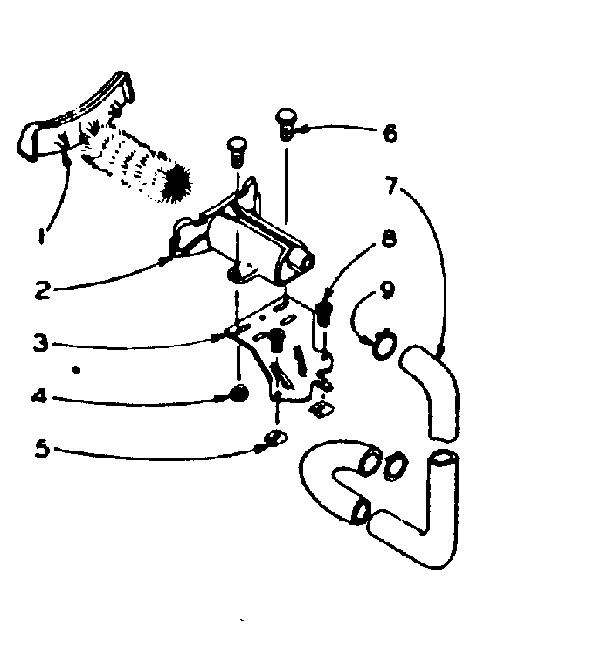 Kenmore 1105914050 filter assembly diagram