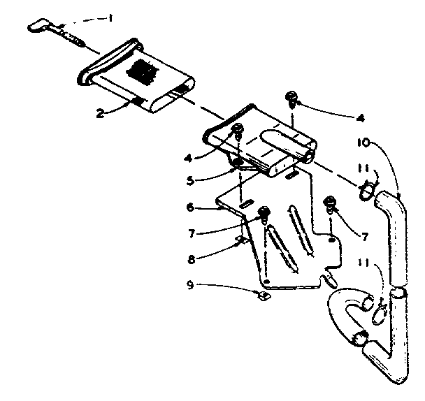 Kenmore 1105914450 filter assembly diagram