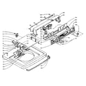 Kenmore 1105914652 machine top assembly diagram