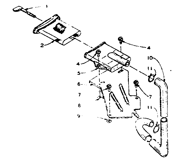 Kenmore 1105915662 filter assembly diagram