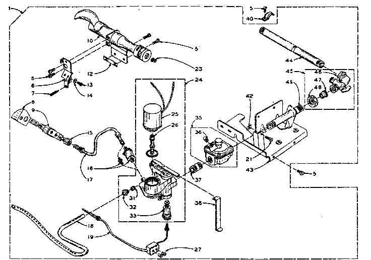 Kenmore 1105917400 basoid burner assembly diagram