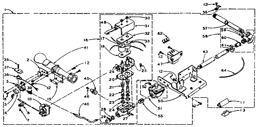 Kenmore 1105917620 white rodgers burner assembly diagram