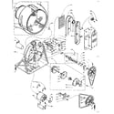 Kenmore 1105917630 base and bulkhead assembly diagram