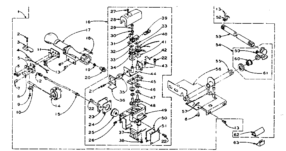Kenmore 1105917630 whirlpool burner assembly (white rodgers pilot) diagram