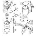 Kenmore 1106002801 machine sub-assembly diagram