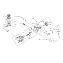 Kenmore 1106002801 pump assembly and pump parts diagram