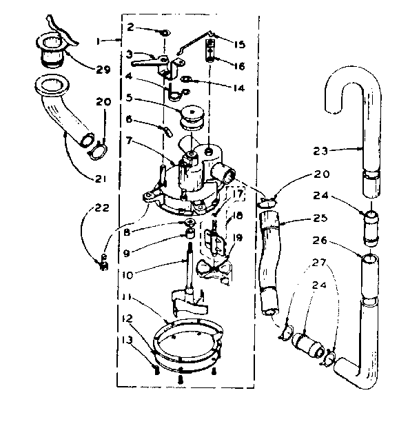Kenmore 1106003000 water system diagram