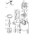 Kenmore 1106003001 machine sub-assembly diagram