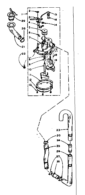 Kenmore 1106003001 water system diagram