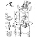 Kenmore 1106004102 machine sub-assembly diagram