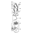 Kenmore 1106004102 motor and attaching parts diagram