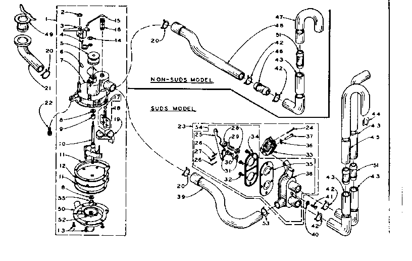 Kenmore 1106005210 water system diagram