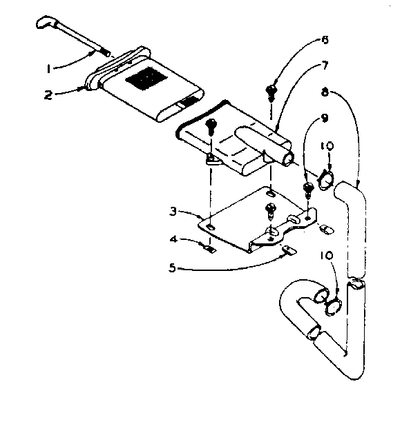 Kenmore 1106005211 filter assembly diagram