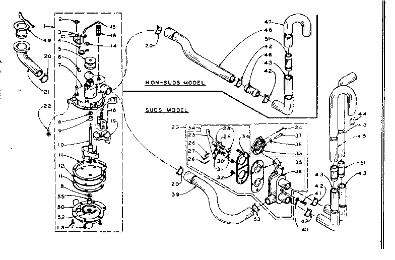 Kenmore 1106004351 water system diagram