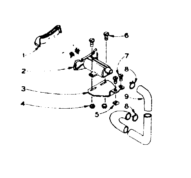 Kenmore 1106004351 filter assembly diagram