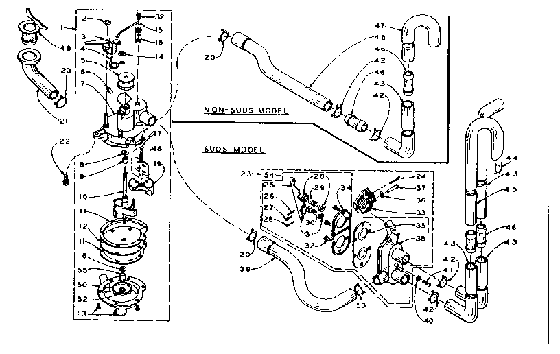 Kenmore 1106005401 water system diagram