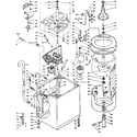 Kenmore 1106004430 machine sub-assembly diagram