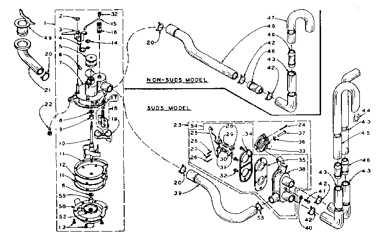 Kenmore 1106005550 water system diagram